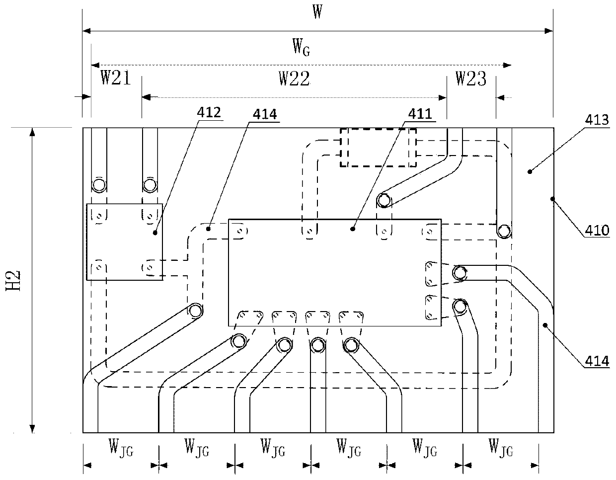 LED (light emitting diode) driving power supply large chip