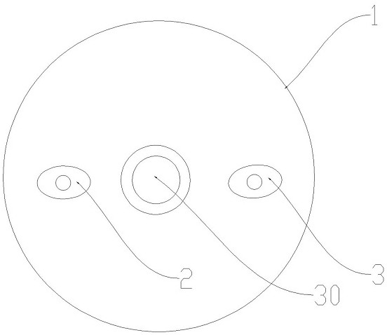 Auxiliary hand disc and combined hand disc