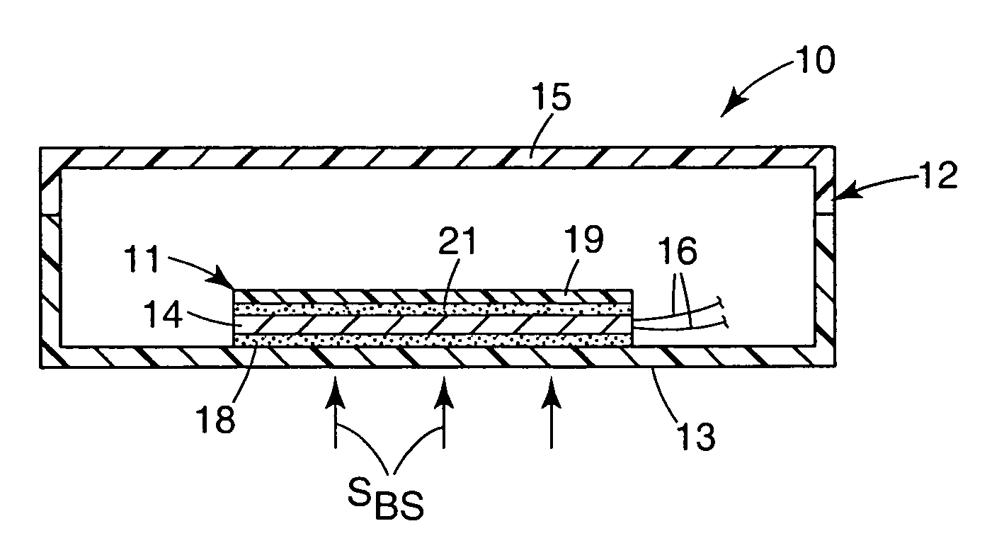 Weighted bioacoustic sensor and method of using same