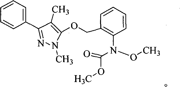 Antifungal composition containing pyraclostrobin and pyrimidine compounds