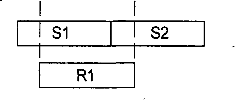Method and apparatus for correlating two data sections