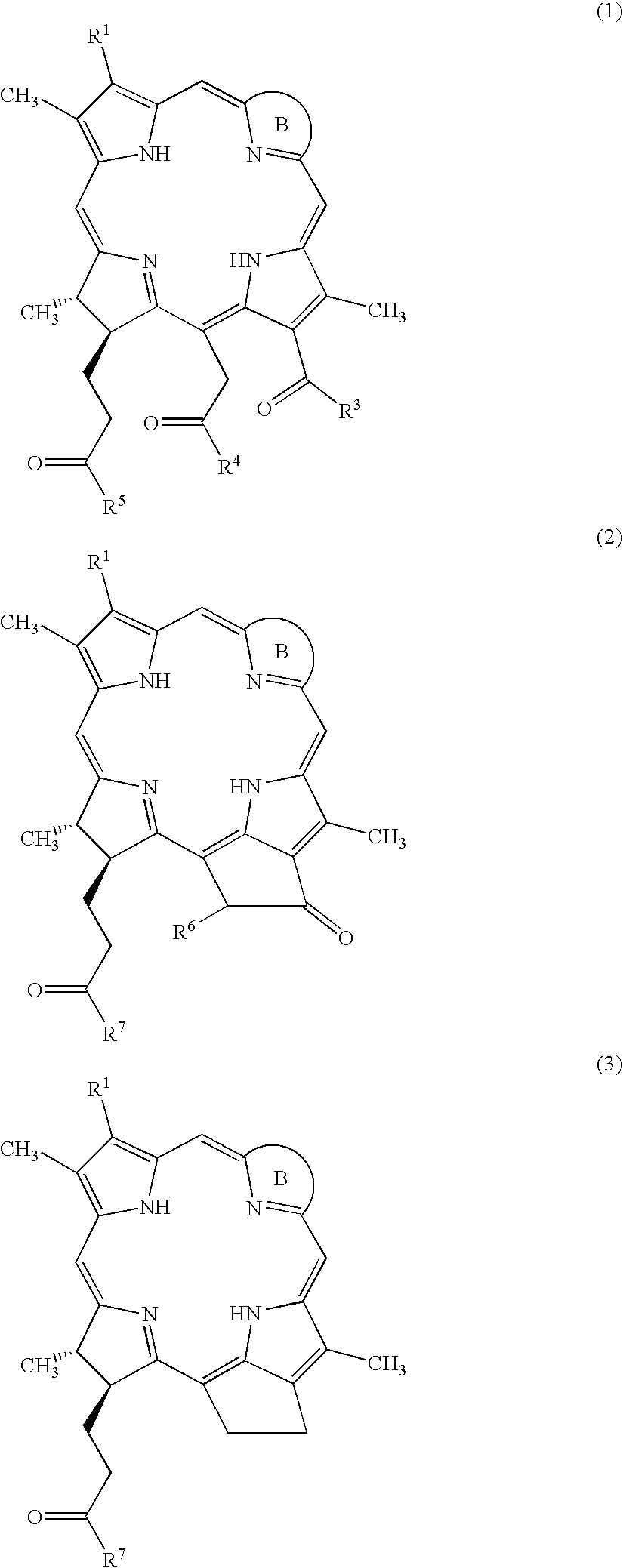 Water-soluble mono-PEGylated tetrapyrrole derivatives for photodynamic therapy and method of production