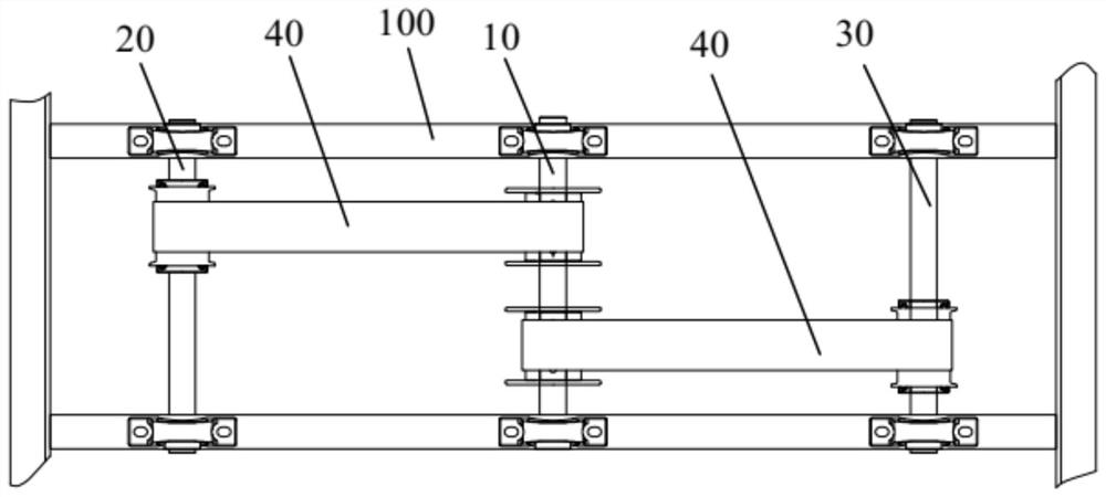 Travelling crane anti-reverse device, travelling crane, gantry type frame and electroplating production line