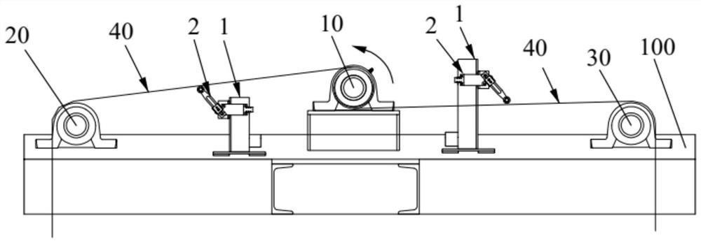 Travelling crane anti-reverse device, travelling crane, gantry type frame and electroplating production line