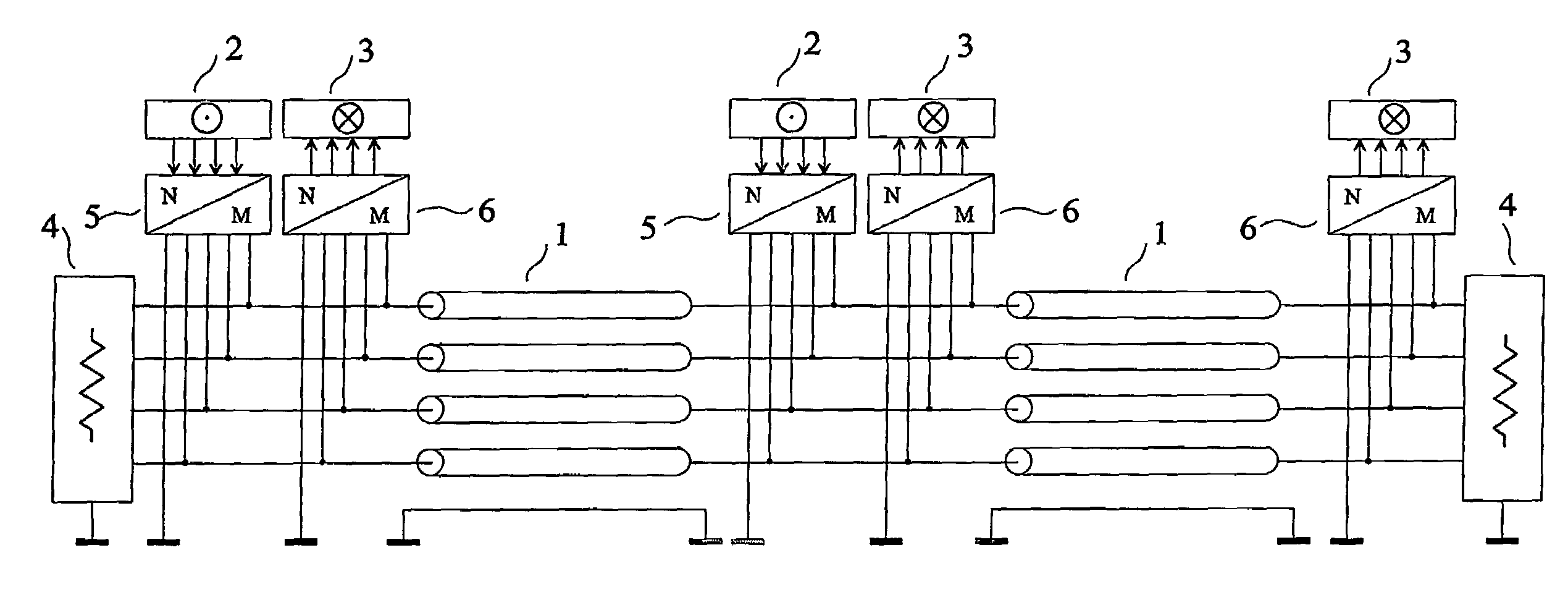 Method and device for transmission without crosstalk
