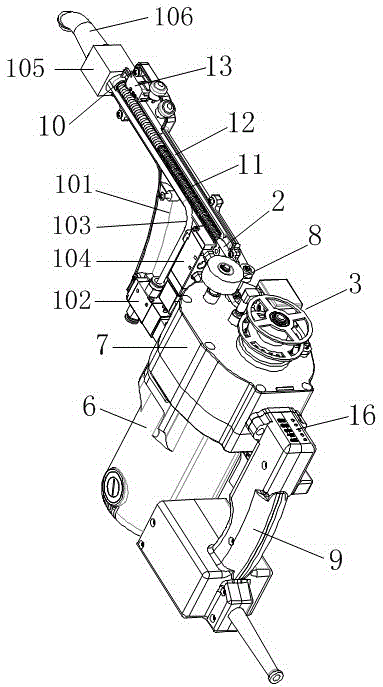 Improved automatic needle threader