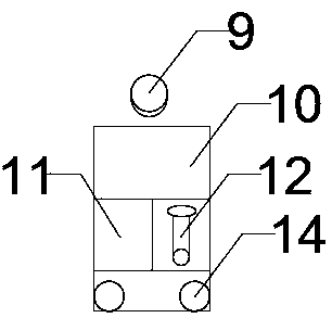 Resident floor automatic recognition device of elevator