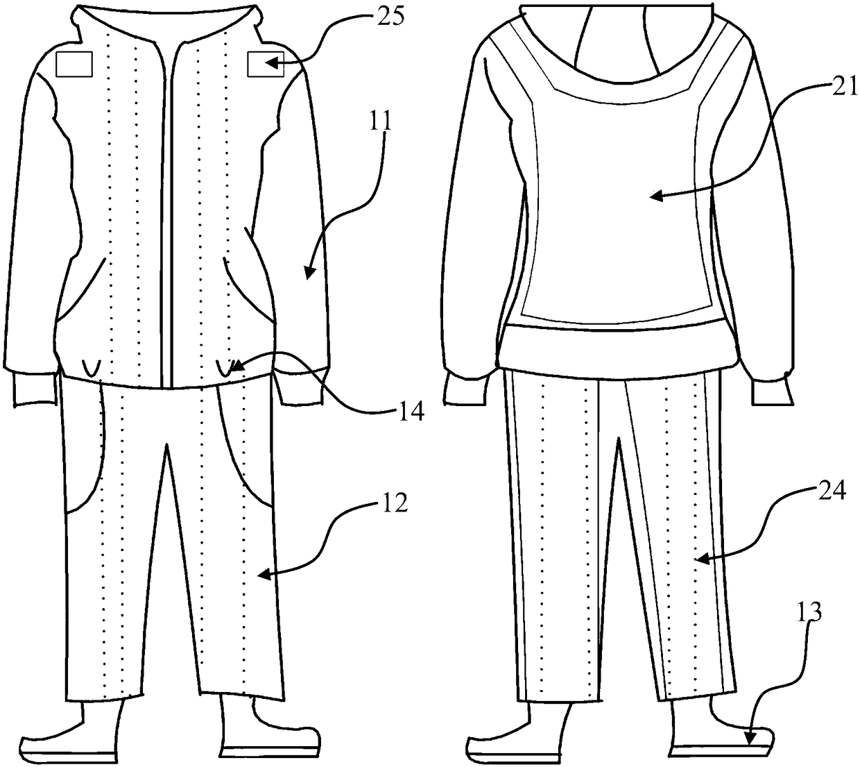 Temperature adjustment functional clothing based on flexible solar panel