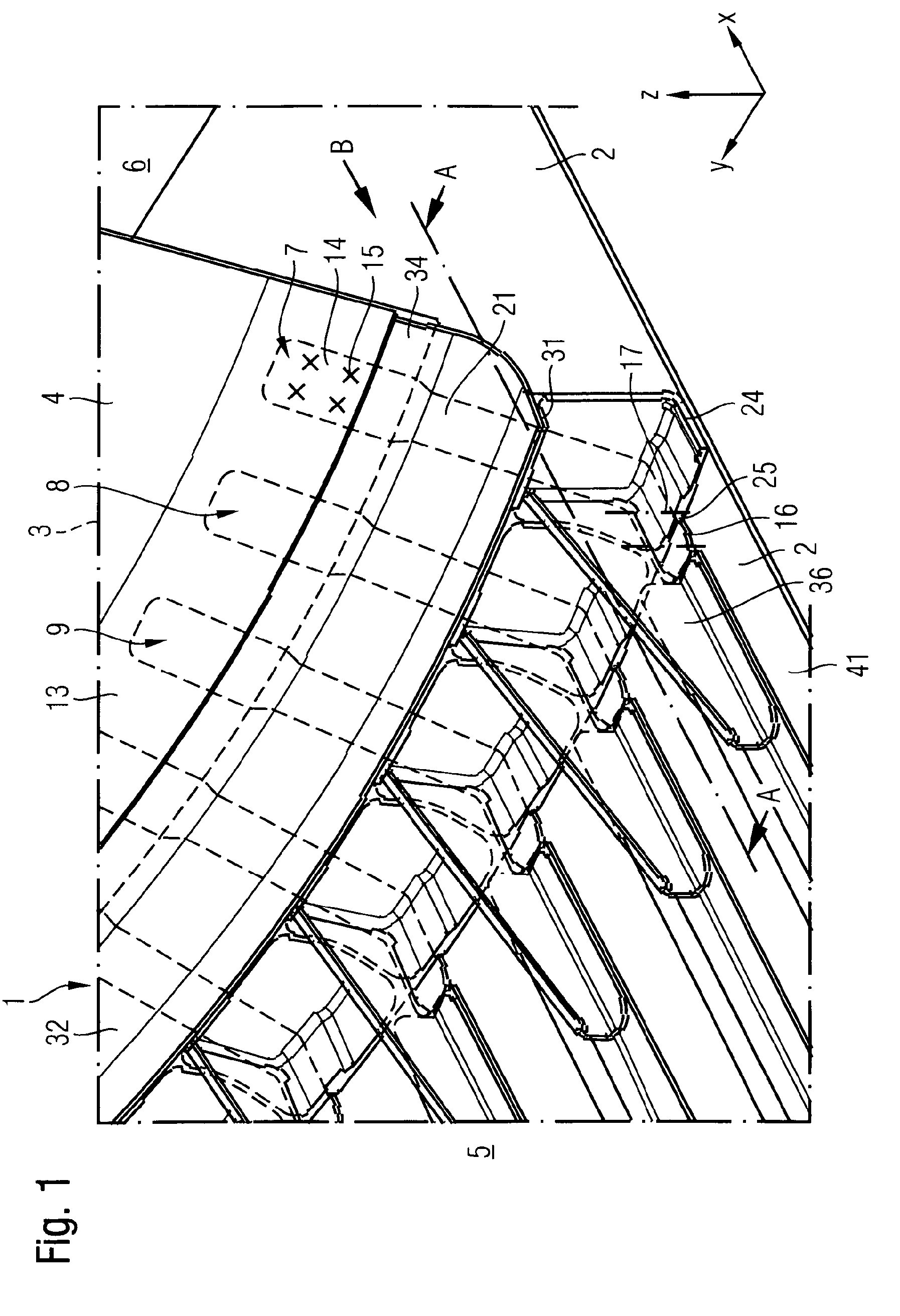 Structure, especially a fuselage structure of an aircraft or a spacecraft