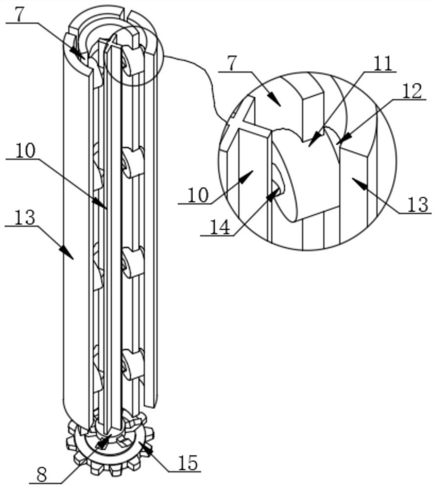 Direct insertion type heat dissipation LED light-emitting tube and installation method thereof