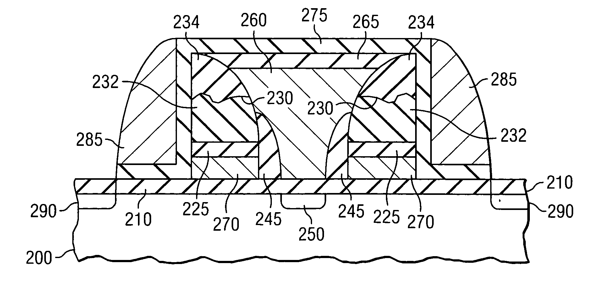 Spacer for a split gate flash memory cell and a memory cell employing the same
