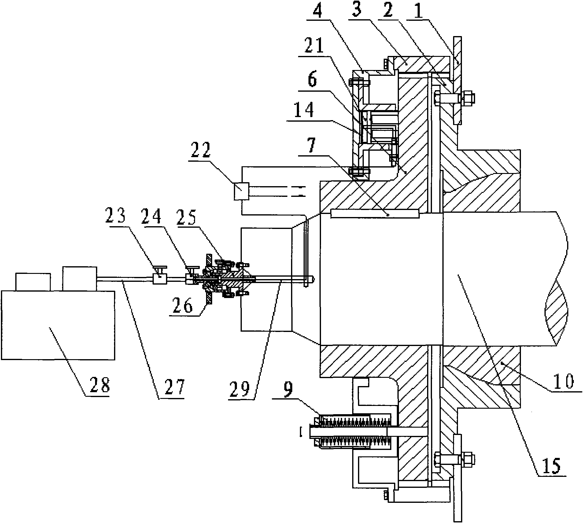 Adjustable cord driving and switching mechanism of mine hoist