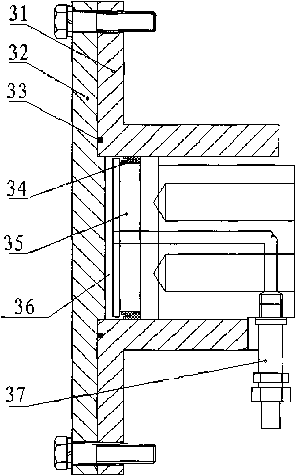 Adjustable cord driving and switching mechanism of mine hoist