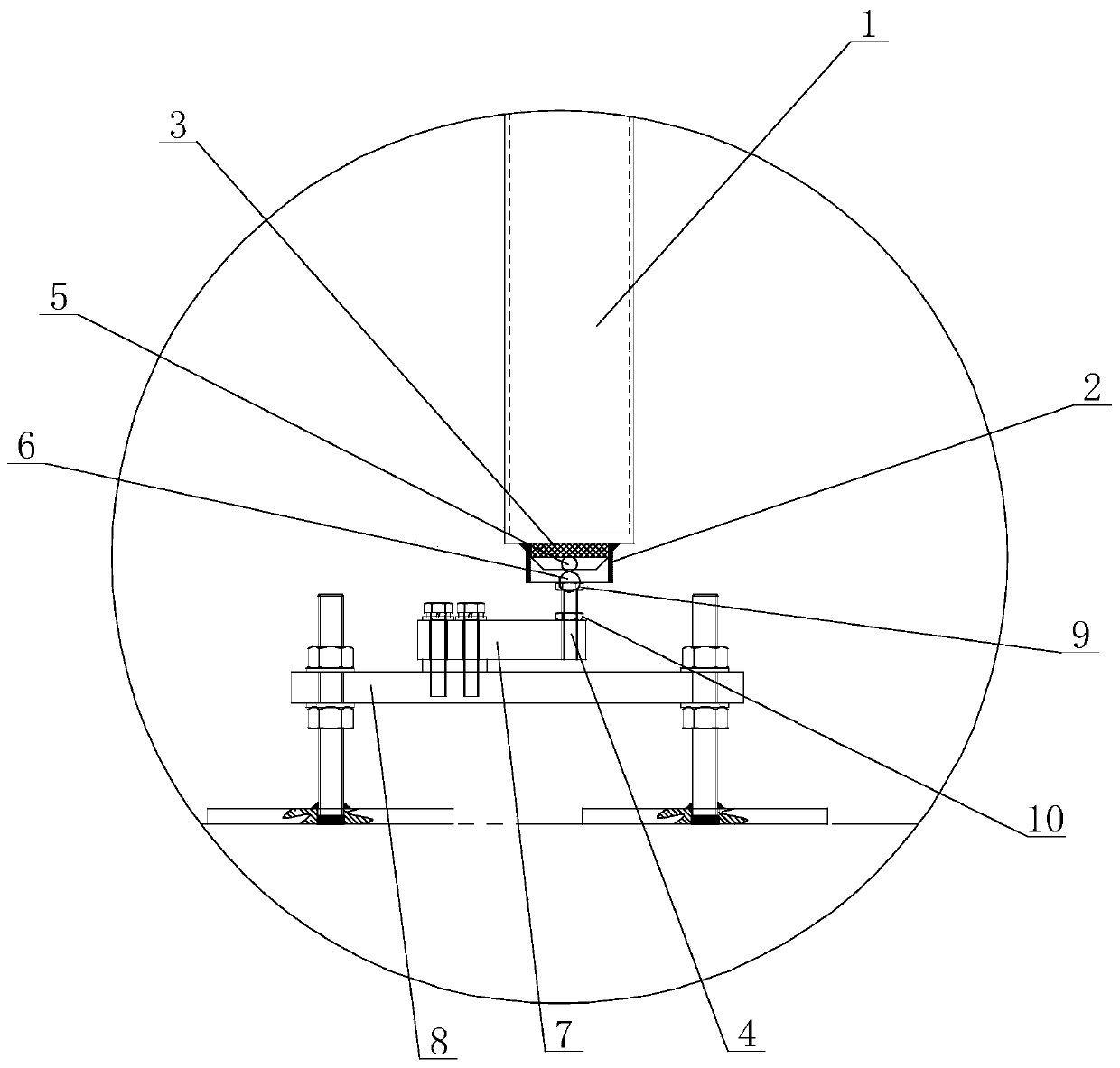 Automatic calibration weighing device