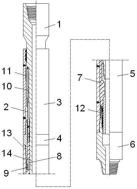 Method for preventing two-way hydraulic shock absorber from withdrawing and shock absorber