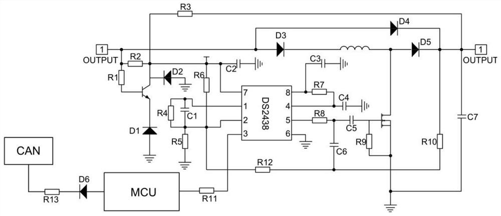 PCB device for detecting battery of electric vehicle