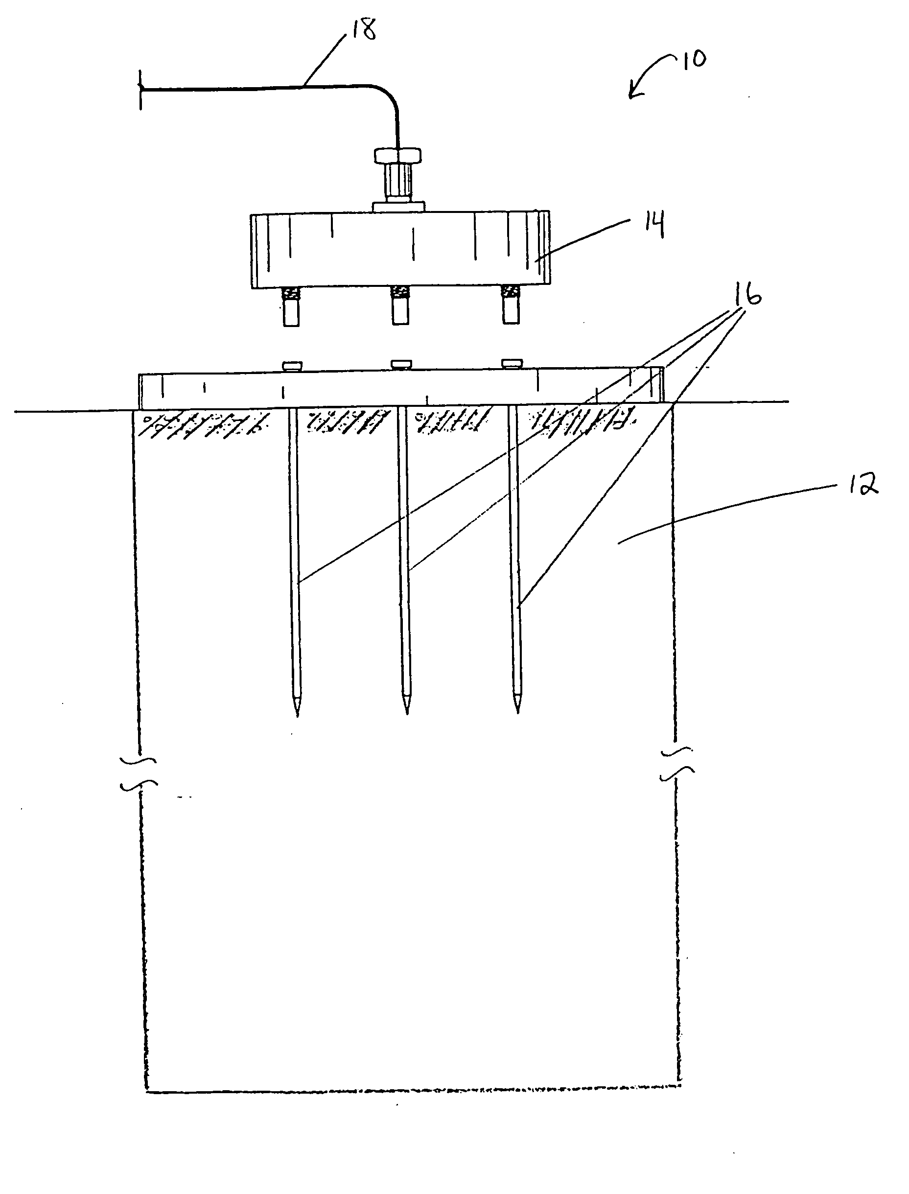 Method and apparatus for measuring properties of concrete