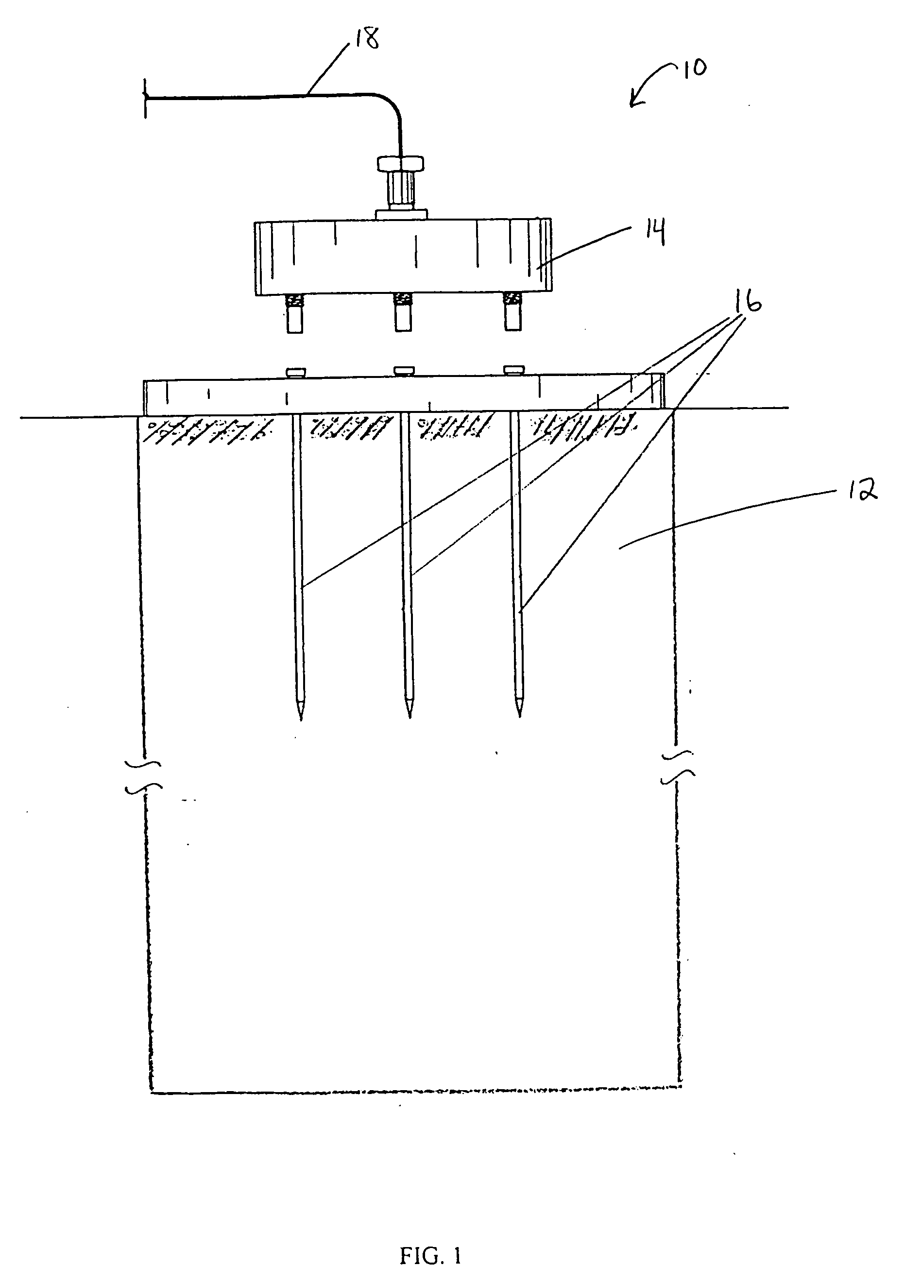 Method and apparatus for measuring properties of concrete