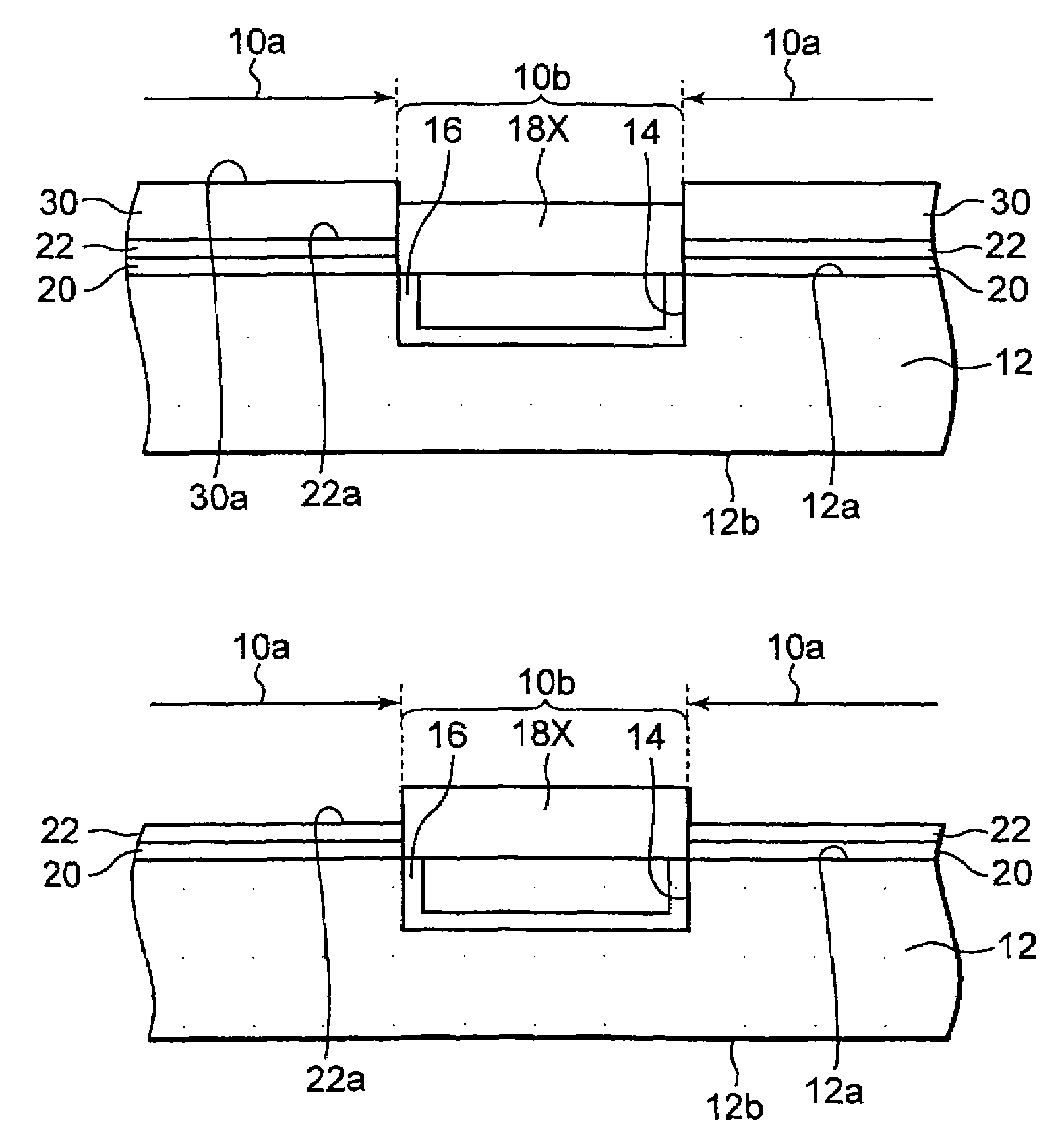 Method for manufacturing element isolation structural section