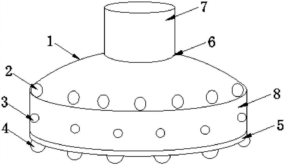 Fertilization control system for round translation sprinkling machine