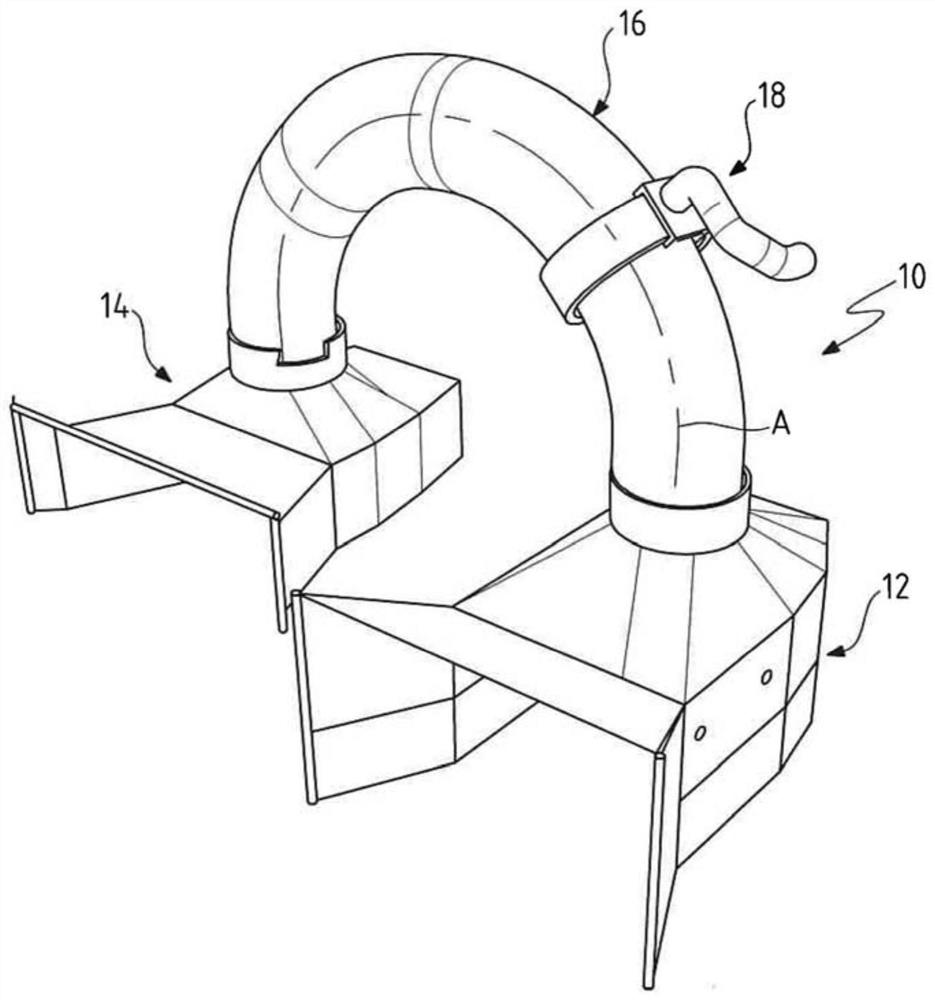 Air-moving device employing coanda effect for pollinating a recipient plant using pollen collected from a donor plant