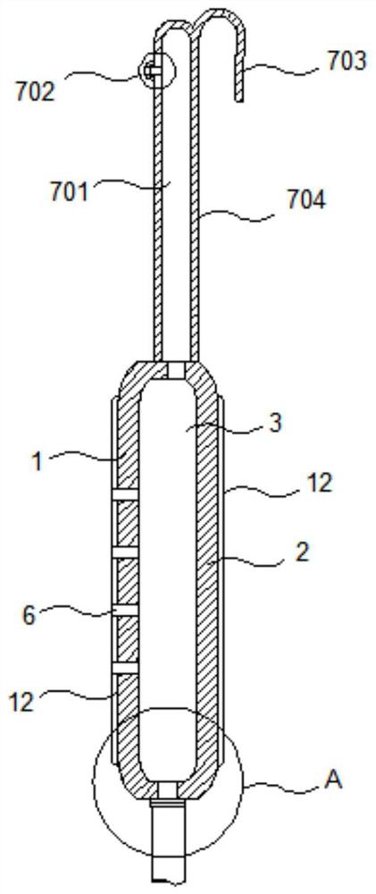 A wearable shower device