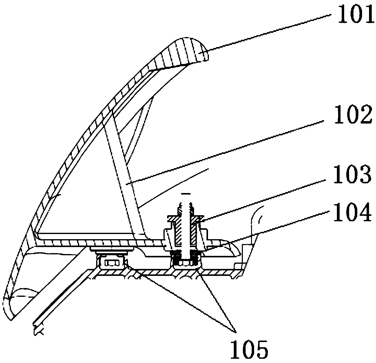 Roof fairing, railway vehicle and roof fairing mounting method