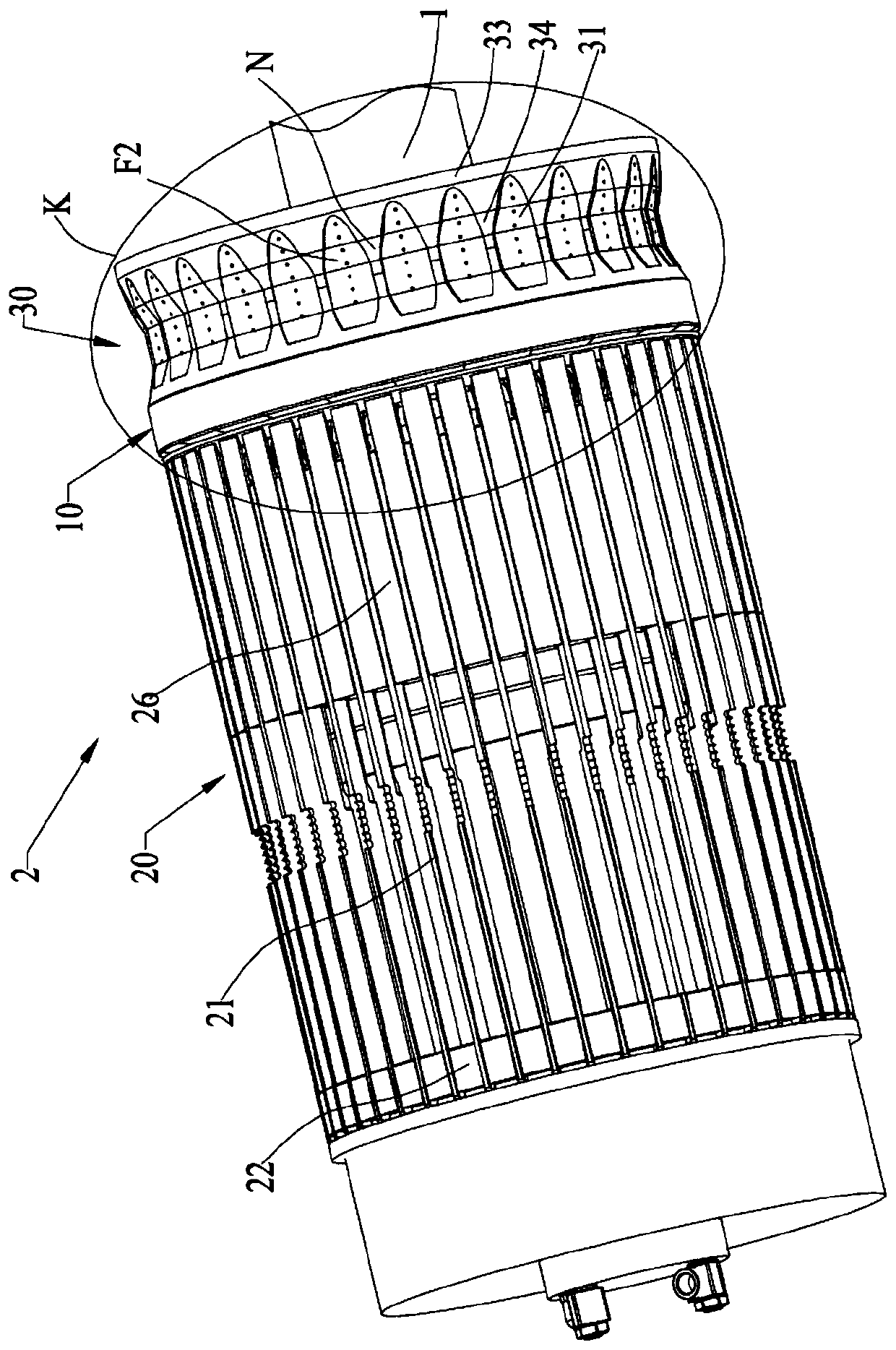 Tyre forming drum