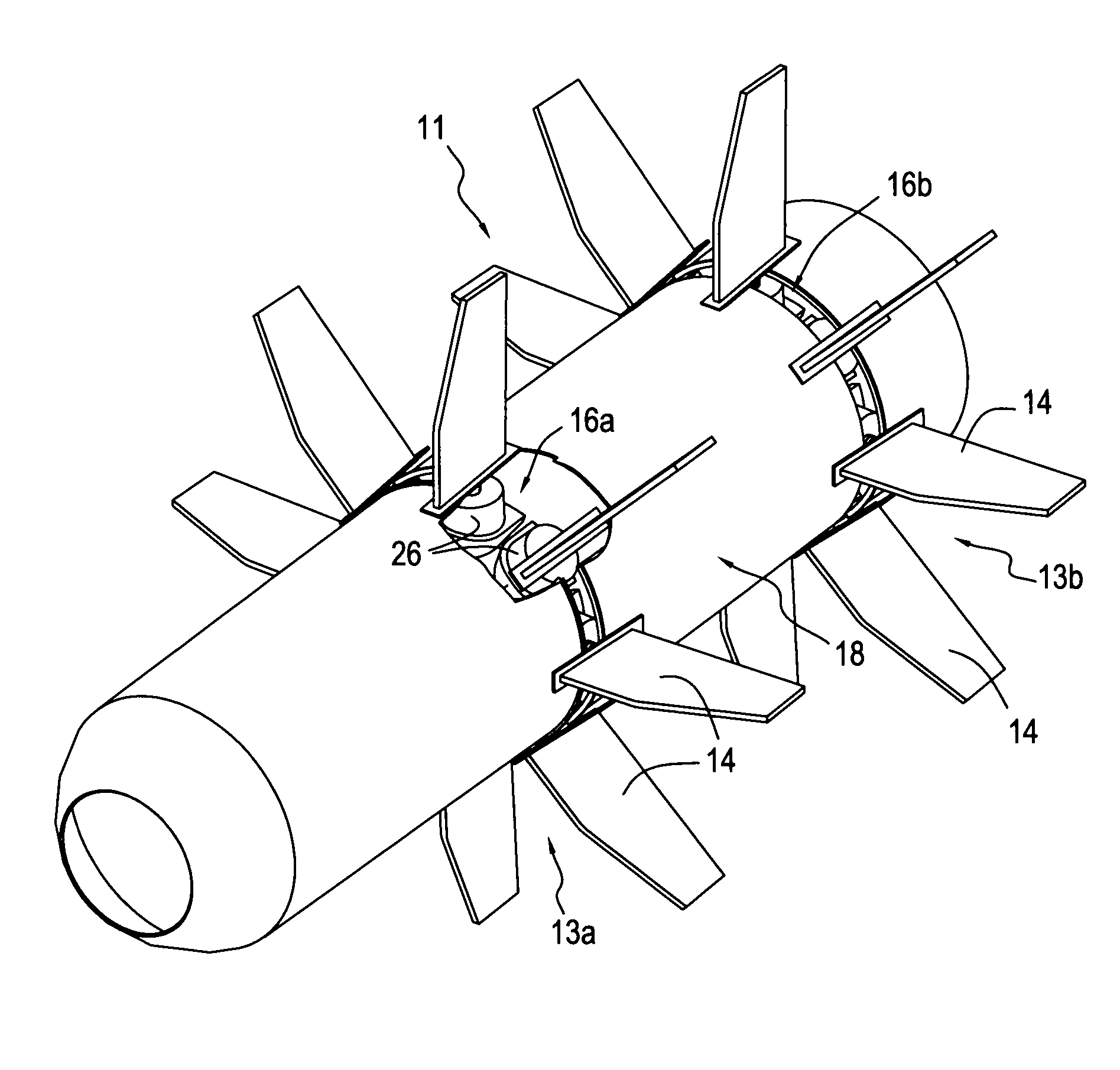 Turboprop having a propeller made up of variable-pitch blades