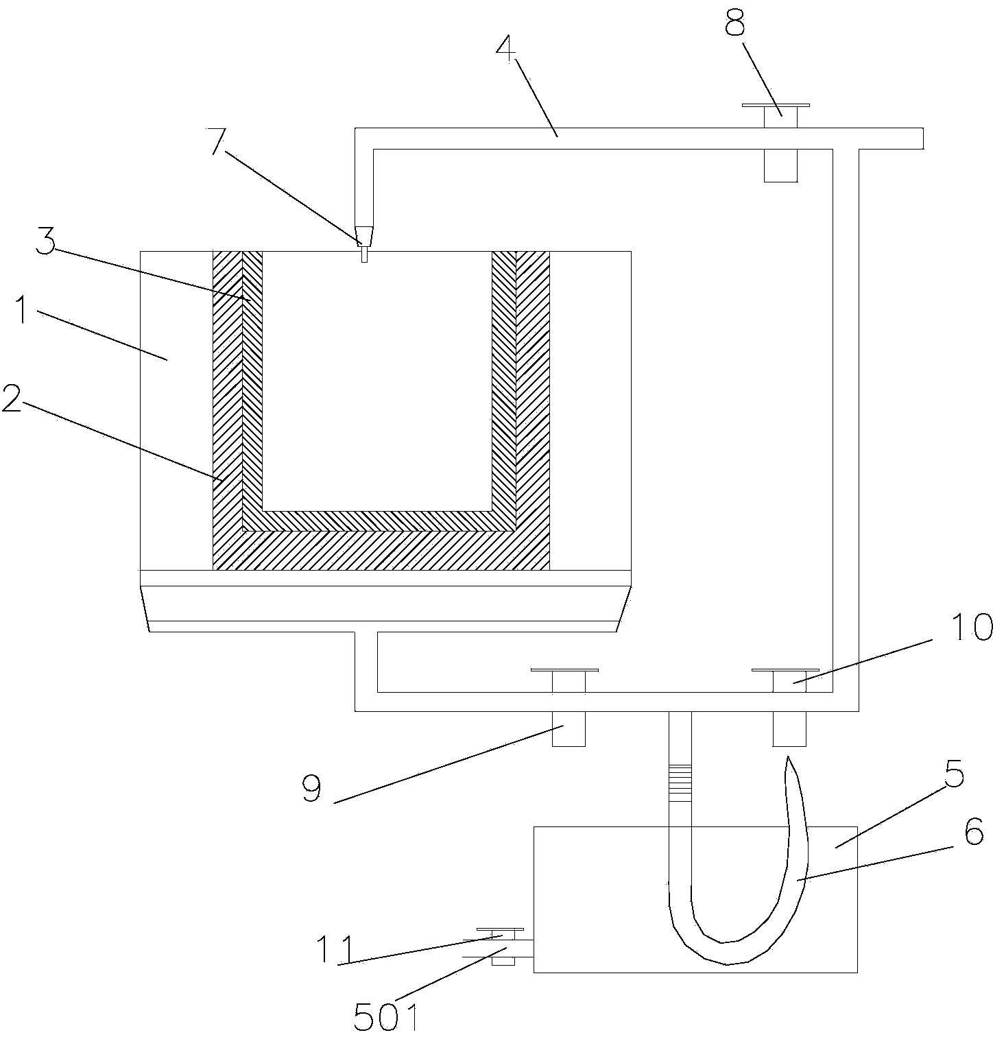 Sargassum horneri spore collecting device and use method thereof