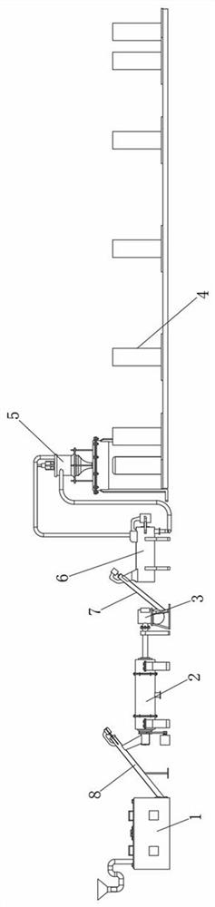 Pig manure conversion and utilization device with dry-wet separation function