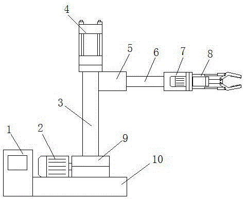 Industrial forging mechanical clamp hand