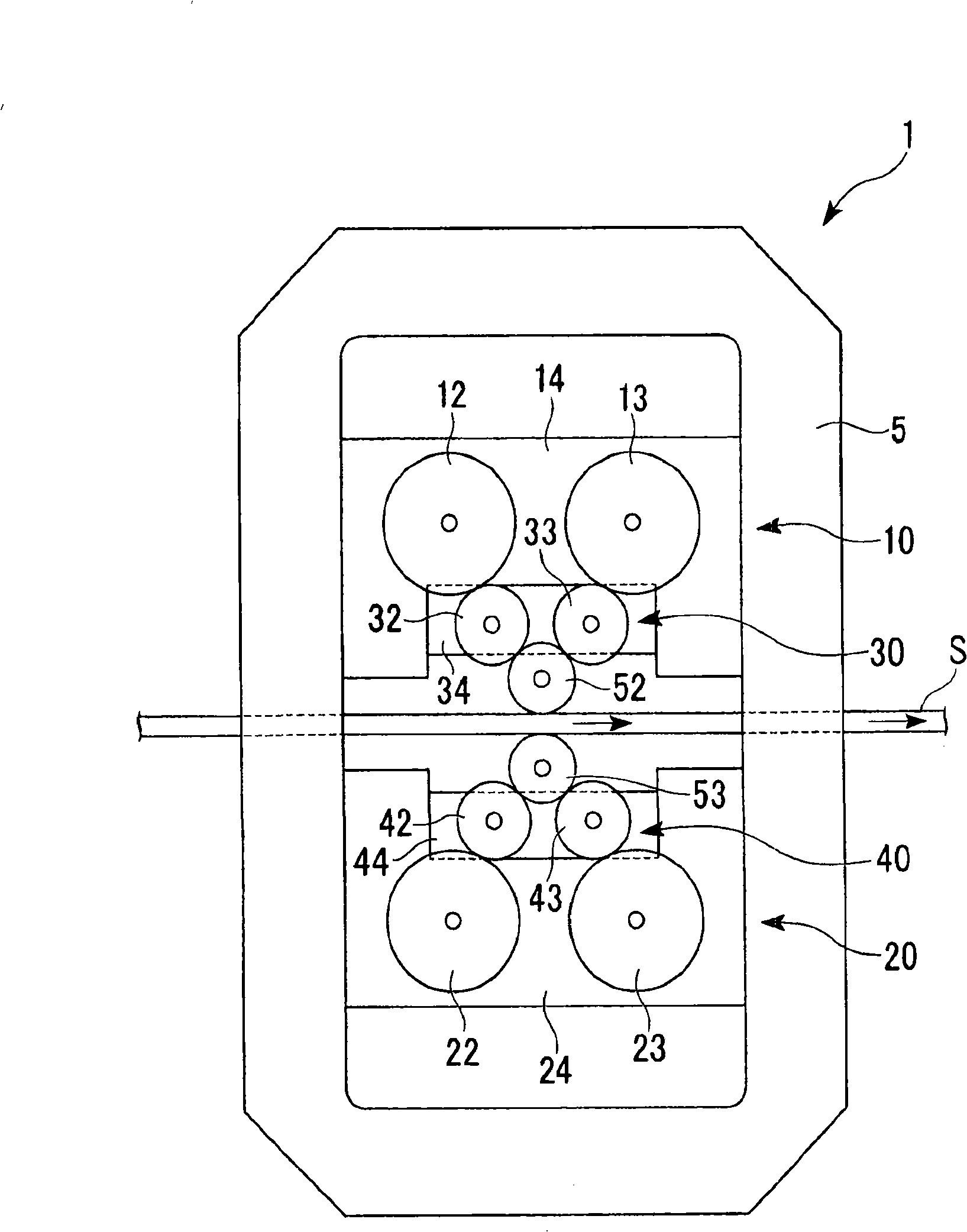 Series changing multi-stage rolling machine