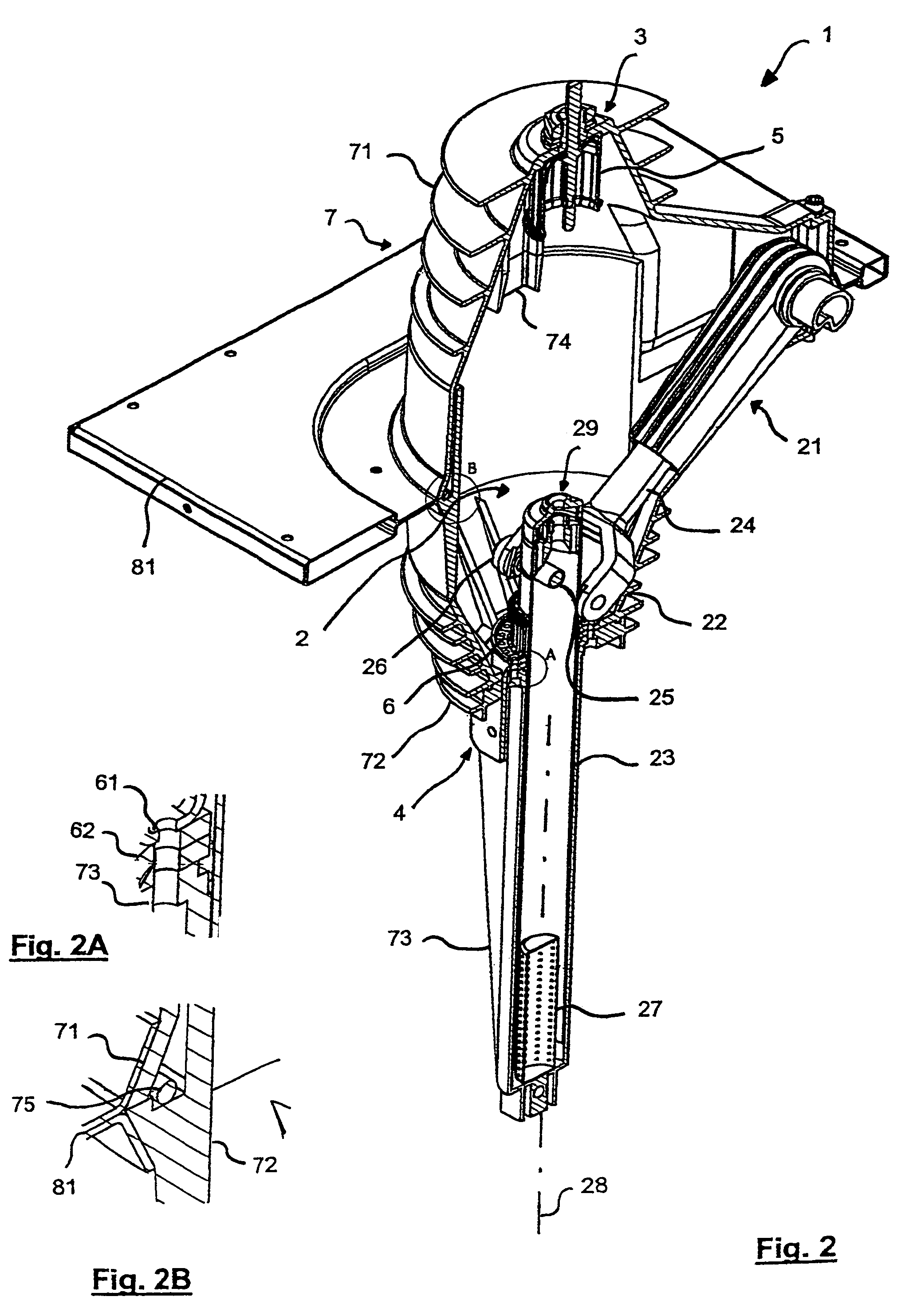 Switch and disconnector apparatus for electric substations