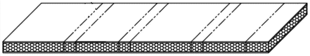 A color steel plate composite air duct