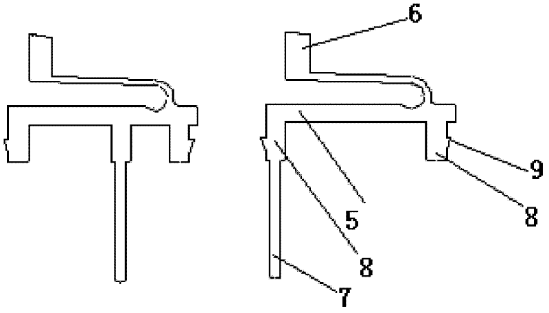 Ceramic quad flat package (CQFP) series aging test socket with pitch being no less than 0.8mm