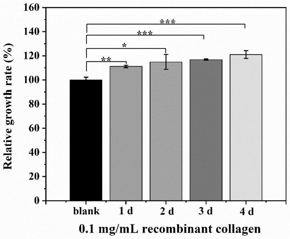A recombinant collagen product for skin photodamage repair