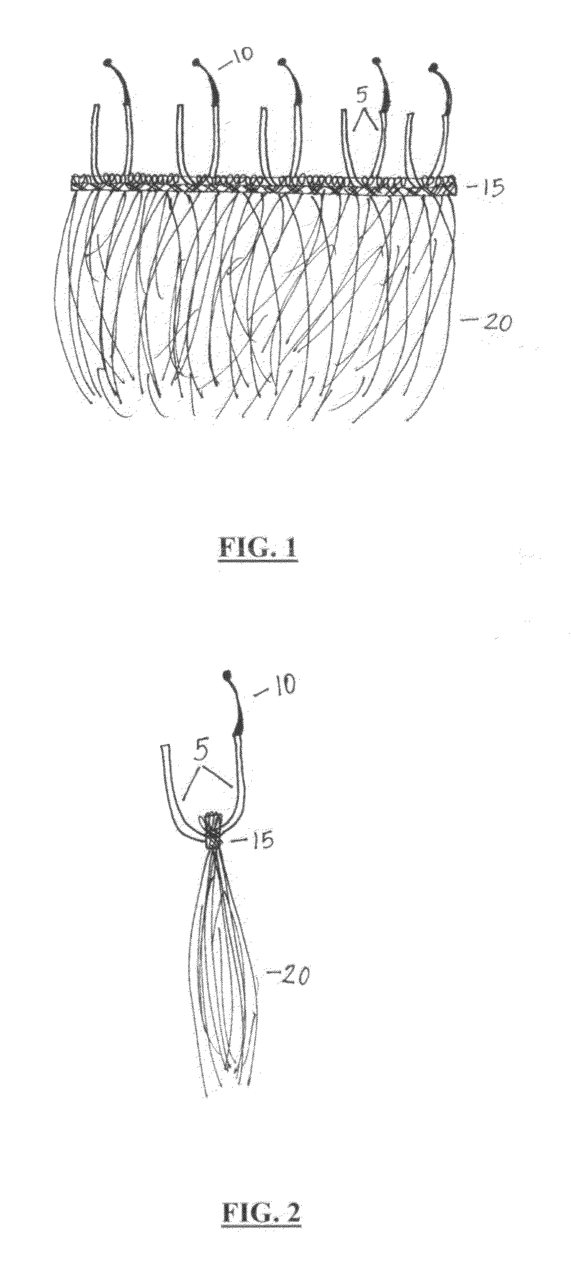 Method and device for applying hair extensions
