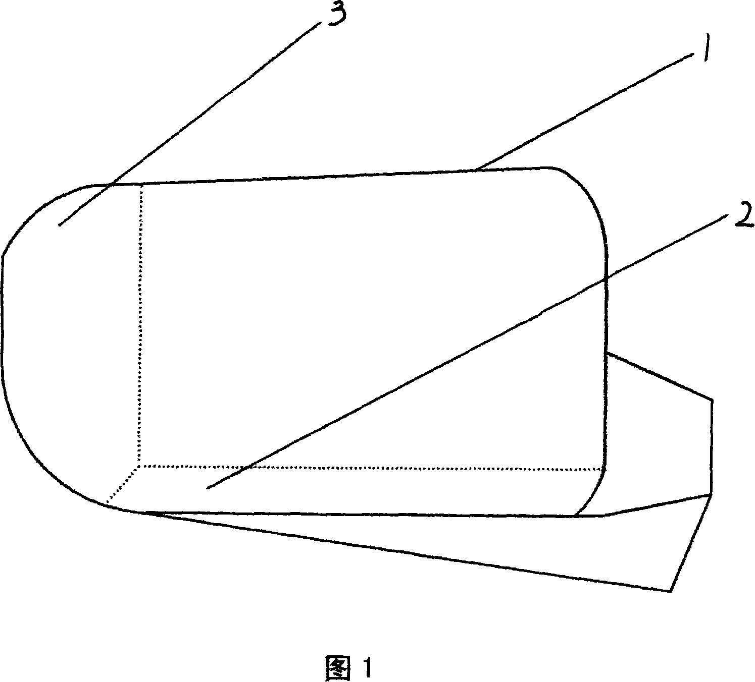 Novel rear view mirror capable of improving vehicle safety performance and applying method thereof