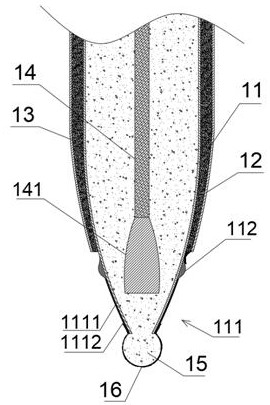 Large dropping liquid dispensing needle for dispensing machine