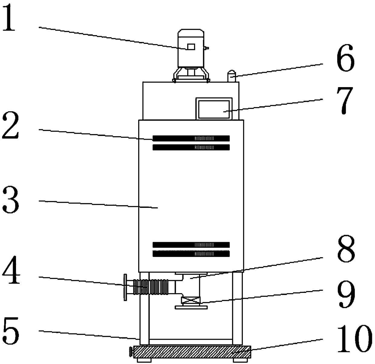 Tail gas treatment cracking device