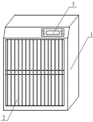 Domestic air purifier for rapidly eliminating secondhand smoke