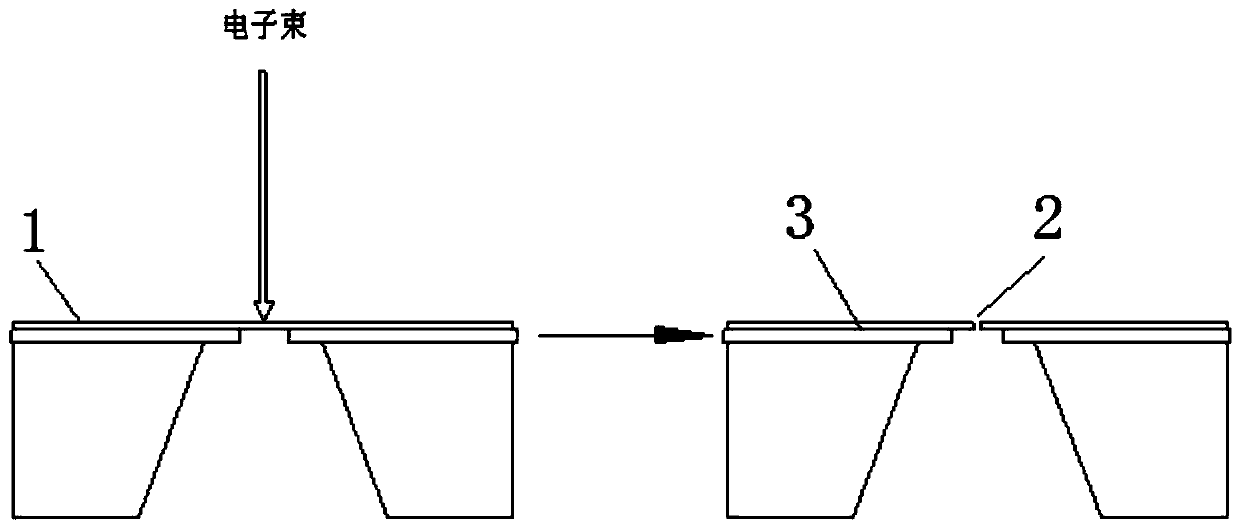 A kind of copper-plated grid graphene and preparation method thereof