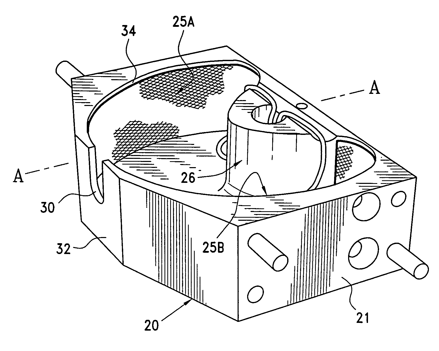 Transducers for focusing sonic energy in transmitting and receiving device