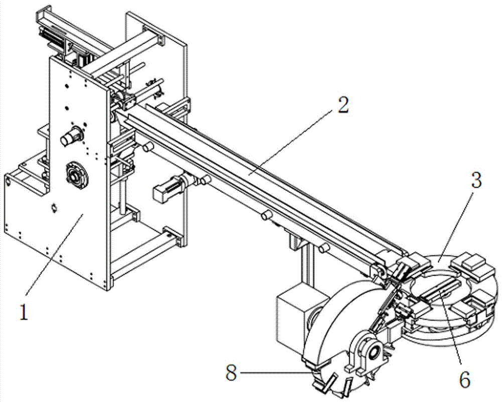 Fully open packaging box automatic forming machine