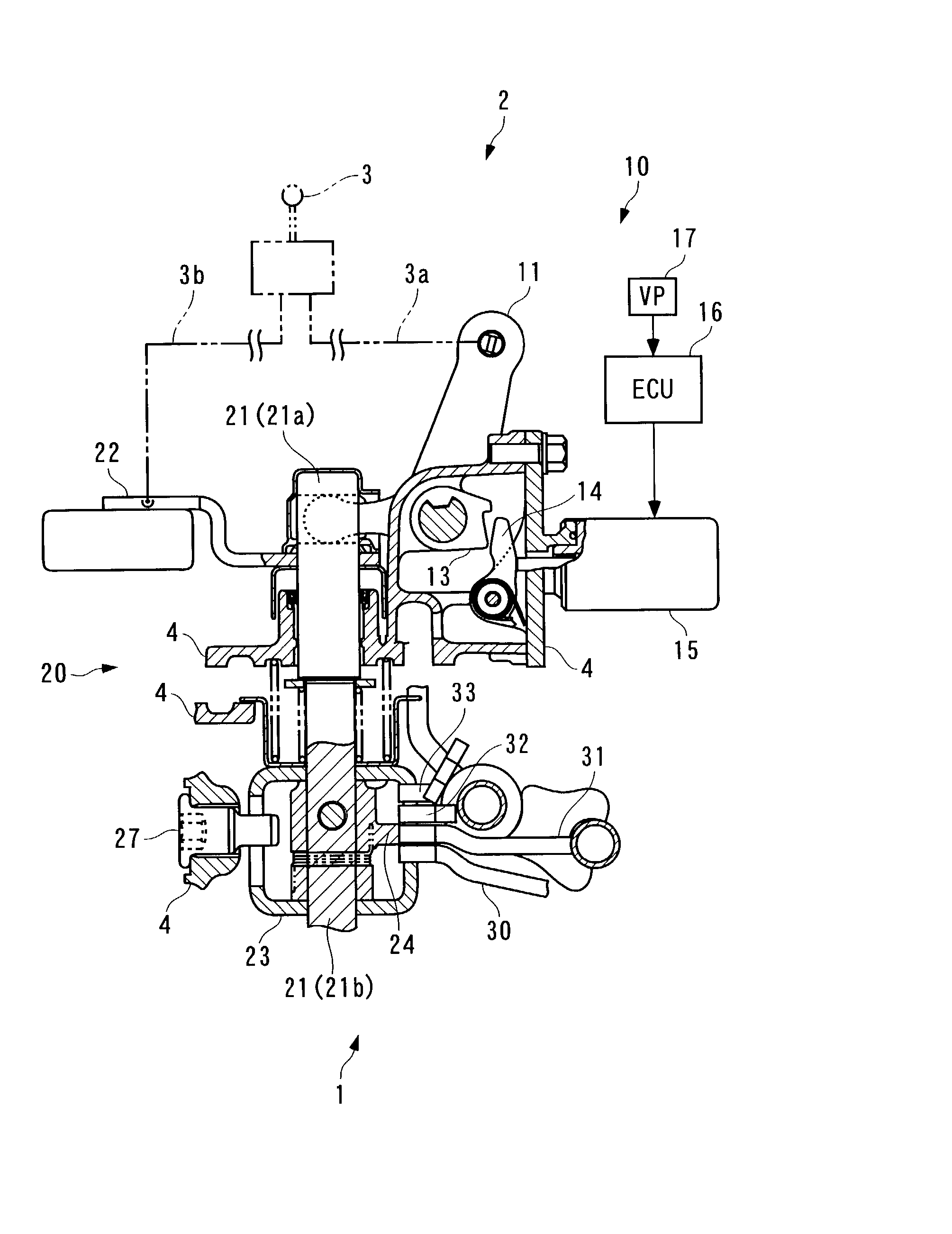 Gear shift apparatus for manual transmission