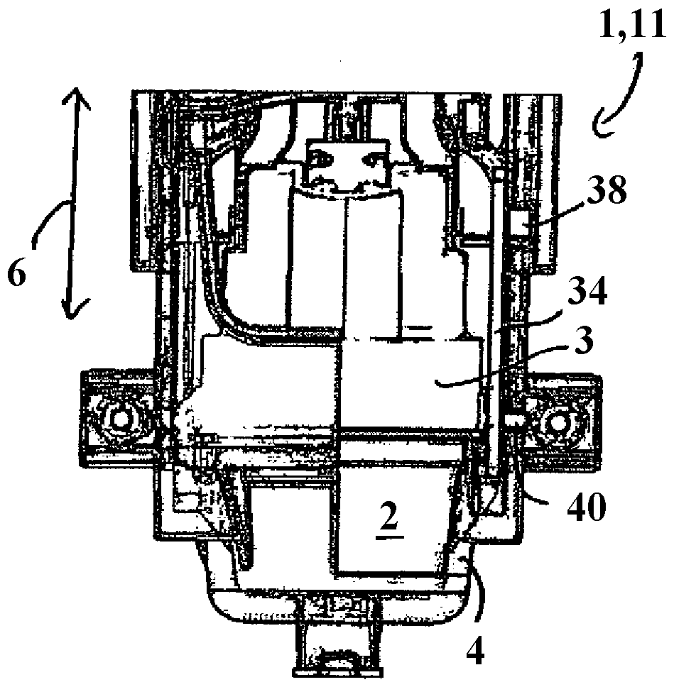 Brewing device for extraction of portion cartridges, method for operating the brewing device and use of the brewing device