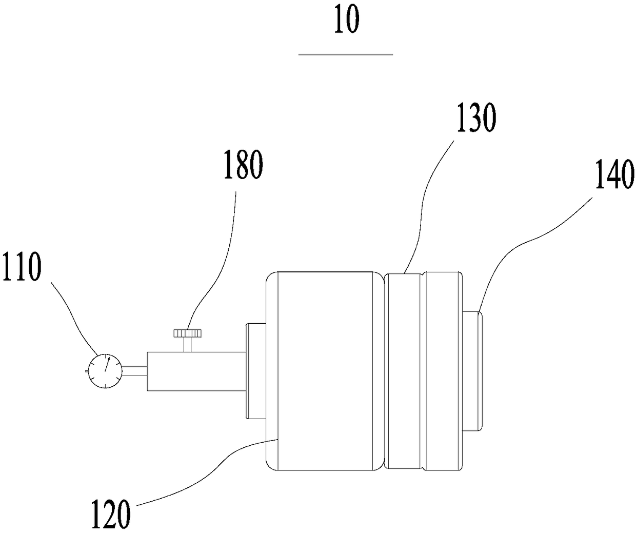 A gas pipe blockage detection device and blockage detection method