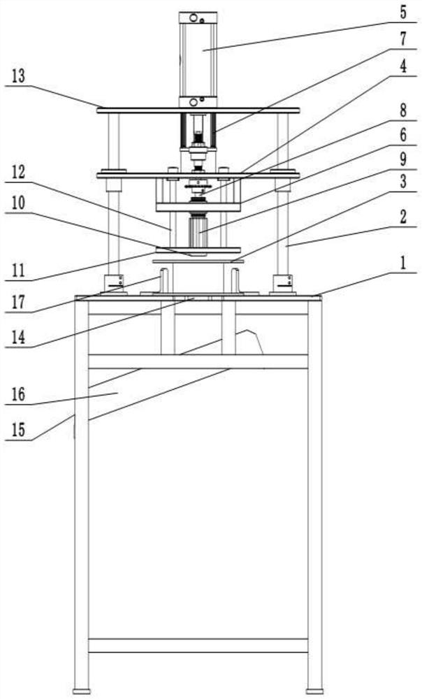 Wire reel nozzle removing device