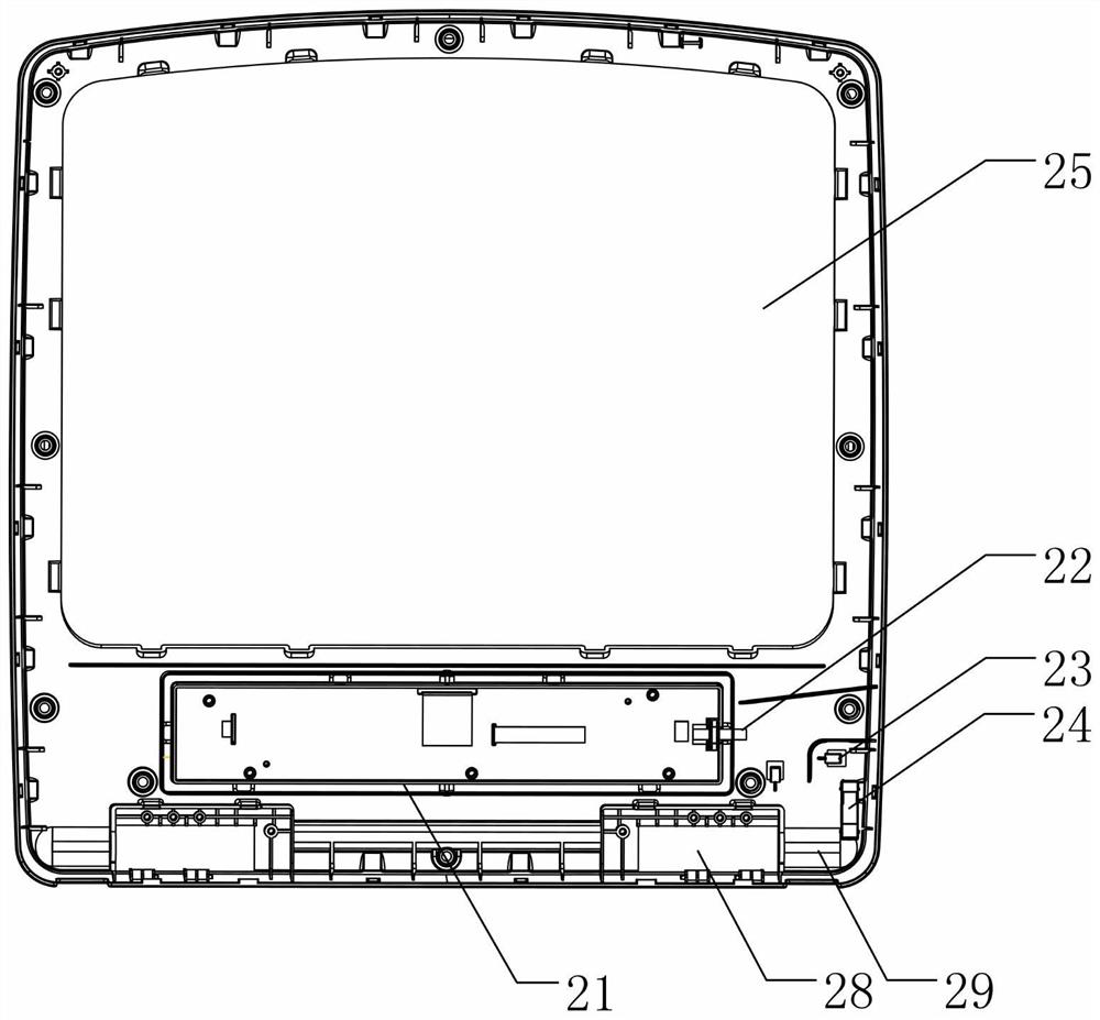 A kind of upper cover of washing machine and washing machine